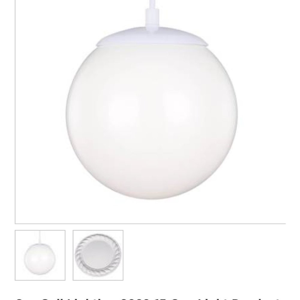 New Hanging Globe Pendant